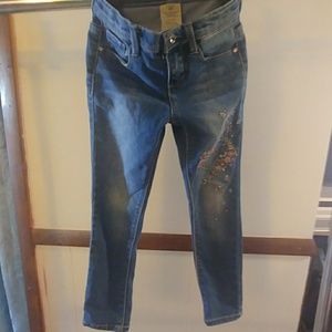 Squeeze 6x floral jeans